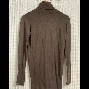Zara Brown Turtleneck Sweater | Size Medium
